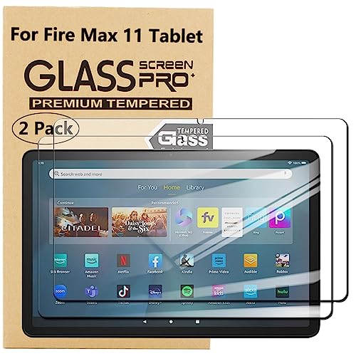 Ytuomzi 2 Pack Screen Protector for Mks 11 (2023 Version) Tempered Glass Screen Film Guard for 11 Tablet High Definition 9H Hardness Case Friendly