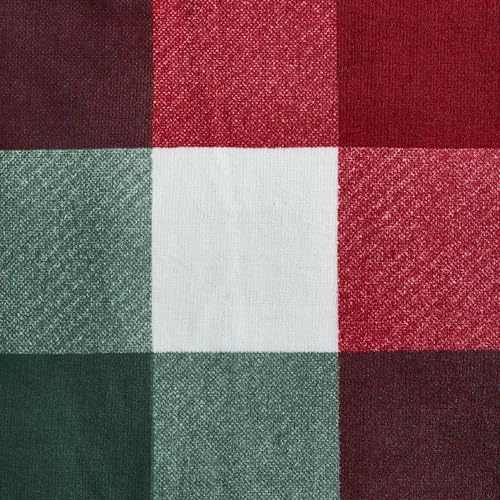 Image of Eddie Bauer - Oversized Throw Blanket 50x70, Reversible Plush Blanket for Couch or Bed, Plaid Room Decor (Mountain Fall Green)