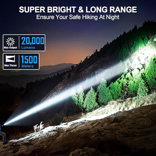 Banral K-2316-B Rechargeable Flashlights 20,000 High Lumens thumb #1