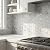 Hexagon Peel and Stick Backsplash Tiles, White Marble with Gold Accents, Waterproof PVC, 10 Sheets, Self-Adhesive Mosaic for Kitchen, Bathroom, Fireplace (10, Silver)