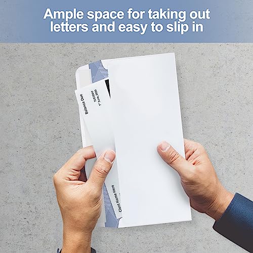 image for #10 Security Self-Seal Envelopes, PANDRI Windowless Business Mailing E