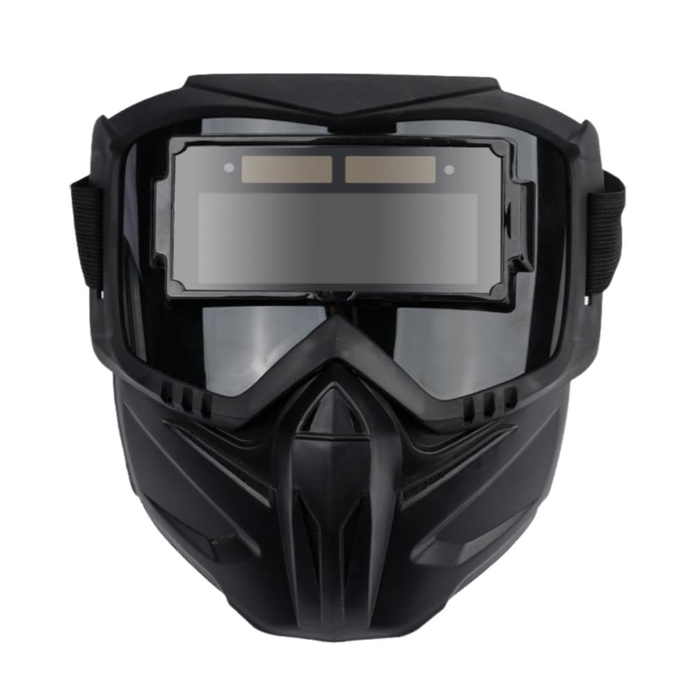 Casco de soldadura automático profesional montado en la cabeza con filtro de luz, máscara de protección contra el resplandor, equipo de casco, gafas de soldadura, oscurecimiento automático, gafas de