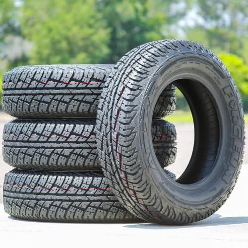 Set of 4 (FOUR) Forceum ATZ-R A/T Passenger Car All-Terrain Off-Road Radial Tires-185/70R14 185/70/14 185/70-14 88S Load Range SL 4-Ply BSW Black Side Wall UTQG 600AA