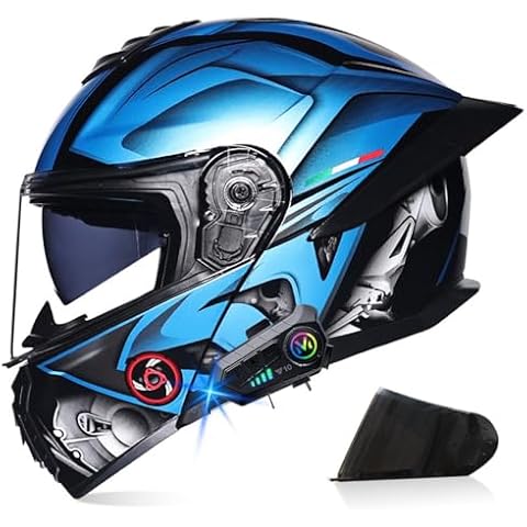 RHBDDHV Bluetooth Flip-Up Motorbike Helmet Cover