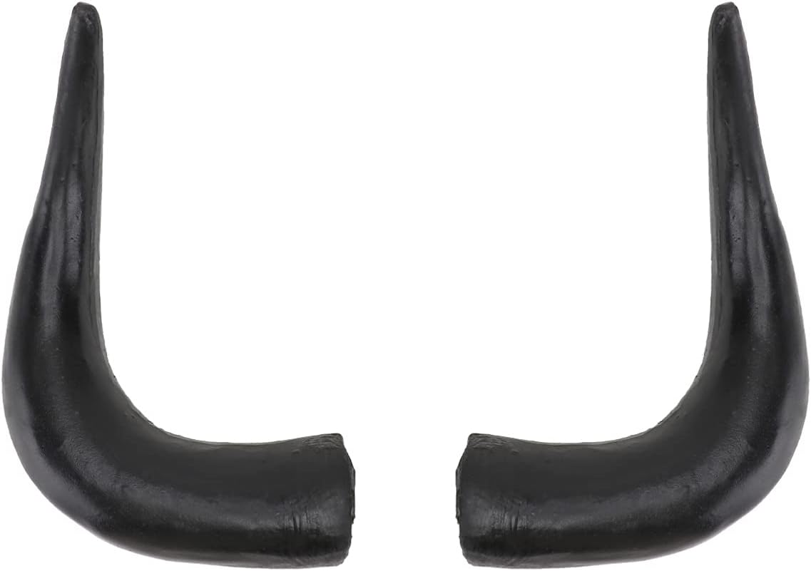 VOSAREA 1 Pair Halloween Horn Headband Imitation Ox Horn Headdress Bulls s Costume Headband Ox DIY Hair Decor for Halloween Party