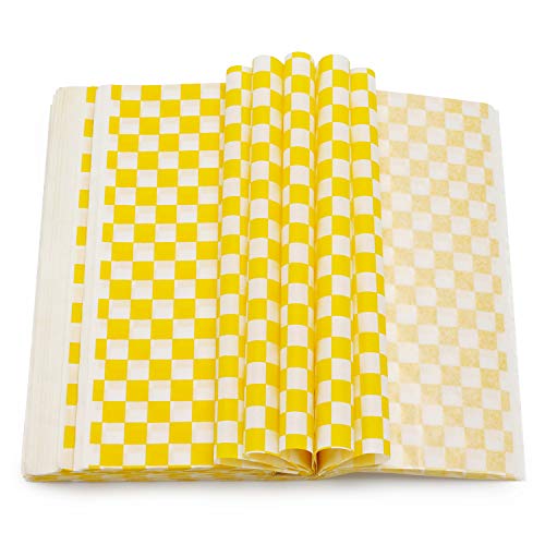 200pcs Deli Paper, Eusoar 11" x 10" Dry Wax Paper, Wrap Burger Sandwich