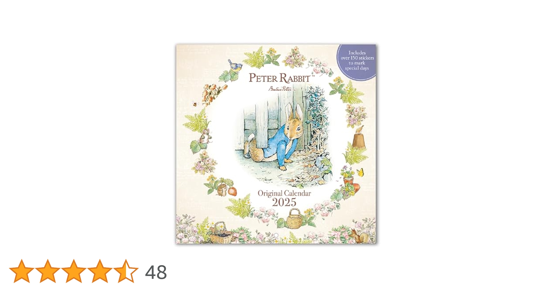 ピーターラビット ポスター型カレンダー 2025年 【新品未開封品】　4点 718MHoGcSmL._AC_UL210_SR210,