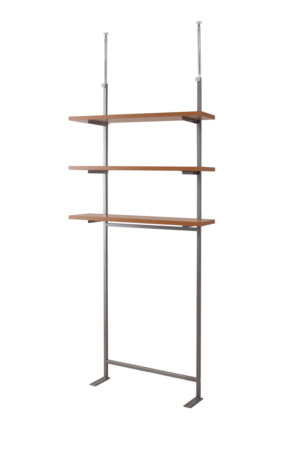 Amazon｜突っ張りウォールシェルフ3段 幅90cm 【ウォ-ルラック】【壁面