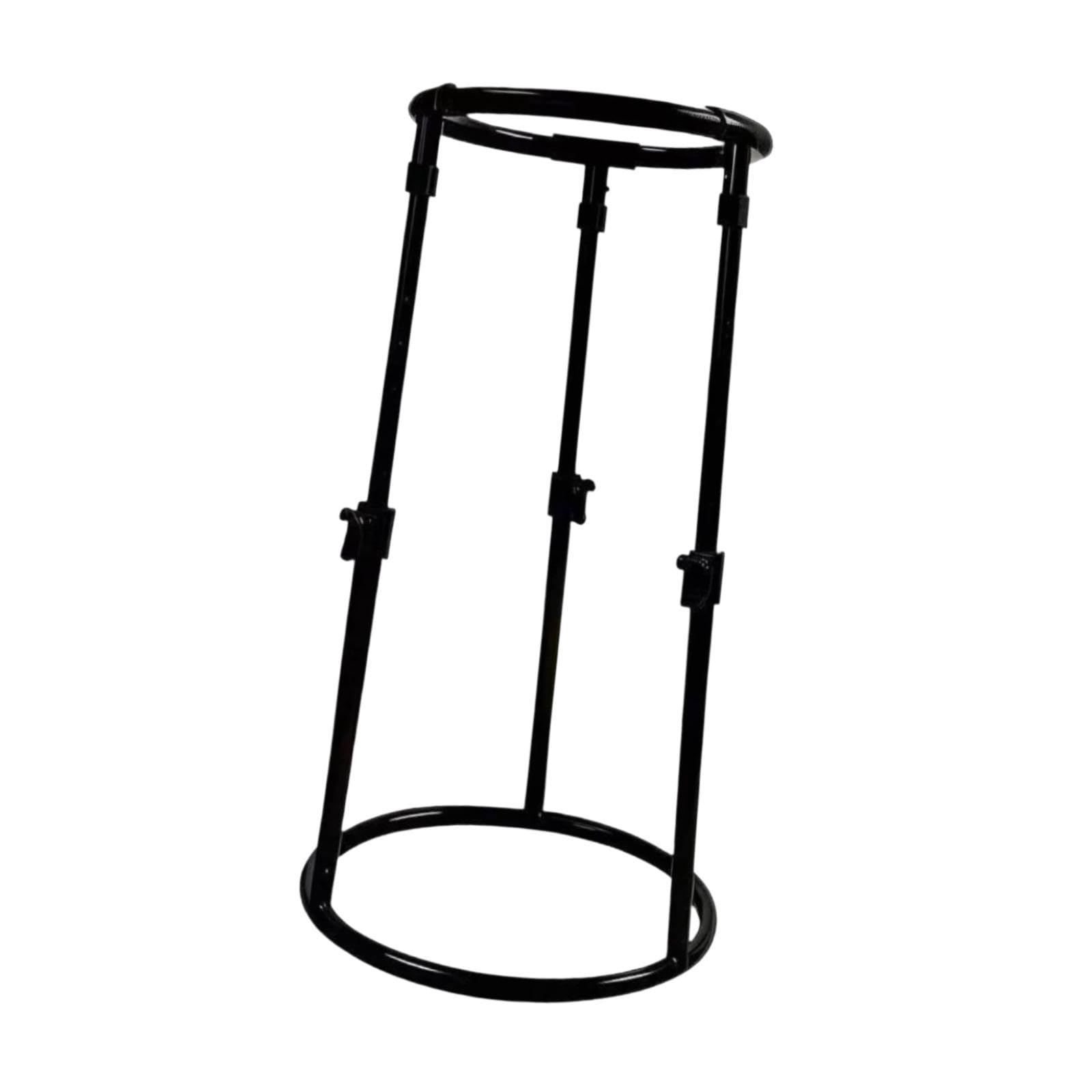 Soporte suelo para djembé, soporte percusión, práctico, estable para actuaciones en escenario, estante para batería altura ajustable, 23.5 Cm