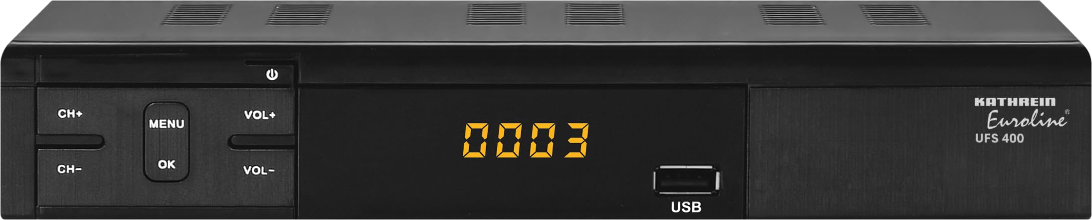 KATHREIN UFS 400 – HD Sat-Receiver, PVR, HDMI, SCART – Schwarz
