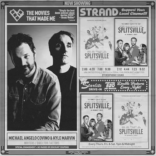 Page de couverture de SPLITSVILLE co-writers Michael Angelo Covino & Kyle Marvin