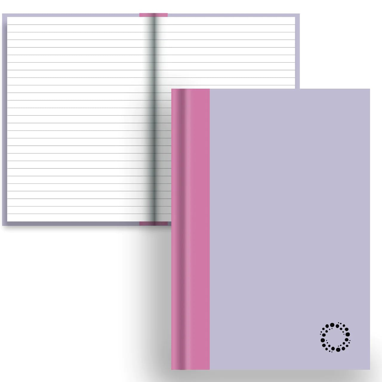 DayDot Journals Lilac - A5 Hardback Notebook Blossom Lined Paper