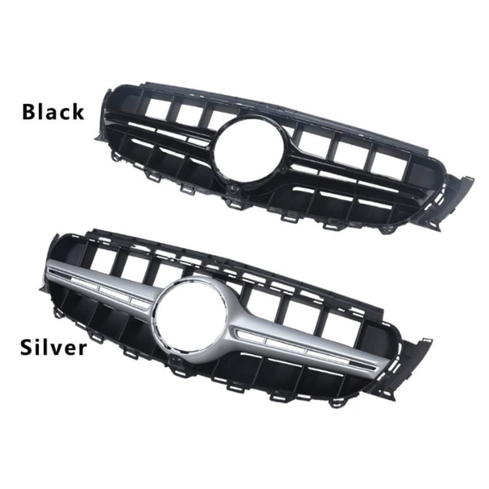 BENSOI Car Replacement Grille Front Grill for E-Class W213 E200 E220 E250 E300 2016-2020,Black
