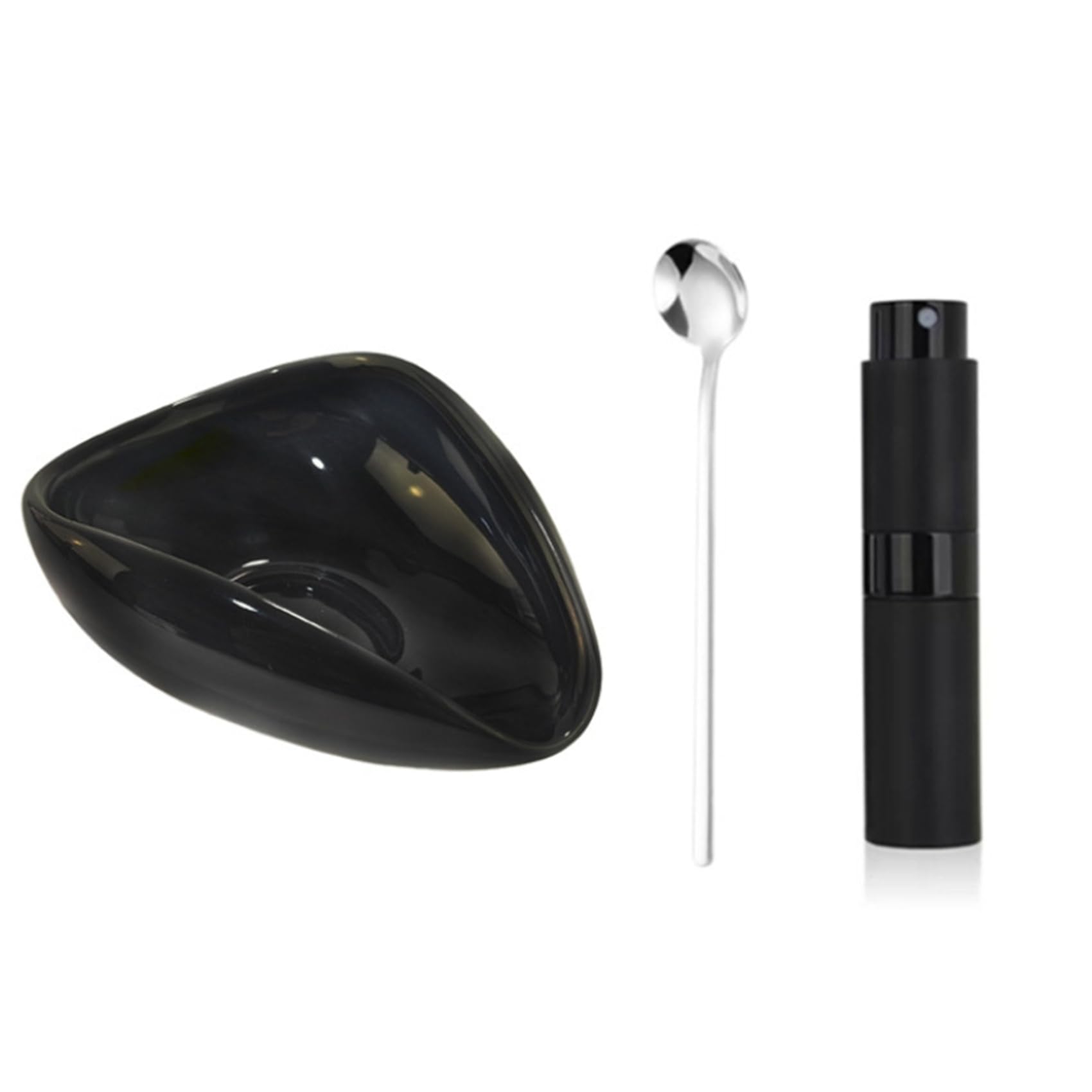 Coffee Bean Dosing Vessel — Ceramic 30g, Black Cafe Bar Accessory