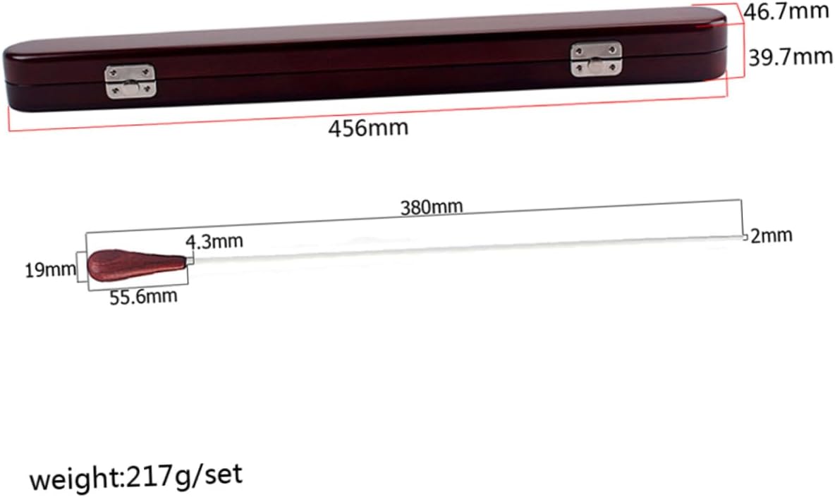 Generic Conductor Storage Box Brown Music Accessory for Orchestra Conducting Balance for and Band Leaders