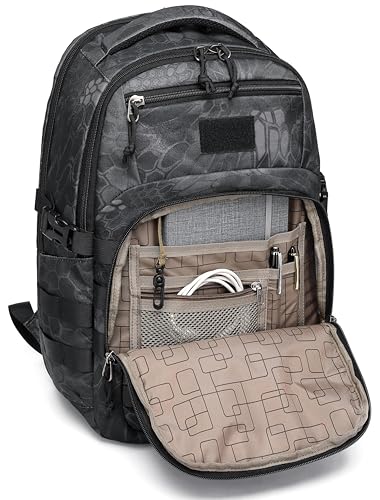 Image of Wotony Military tactical backpack, backpack for men black small tactical assault bag