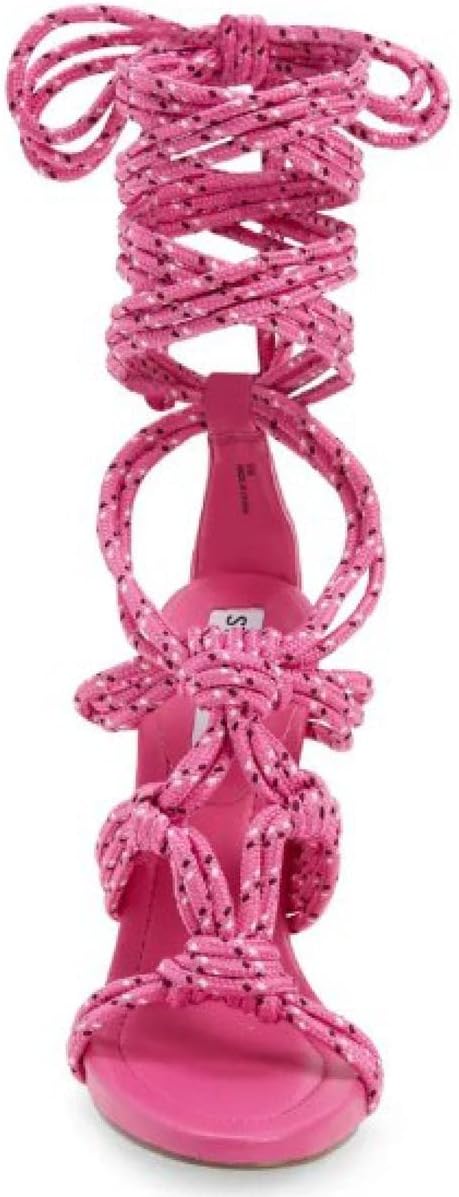 Steve Madden レディース Fiore ヒールサンダル, ピンクマルチ