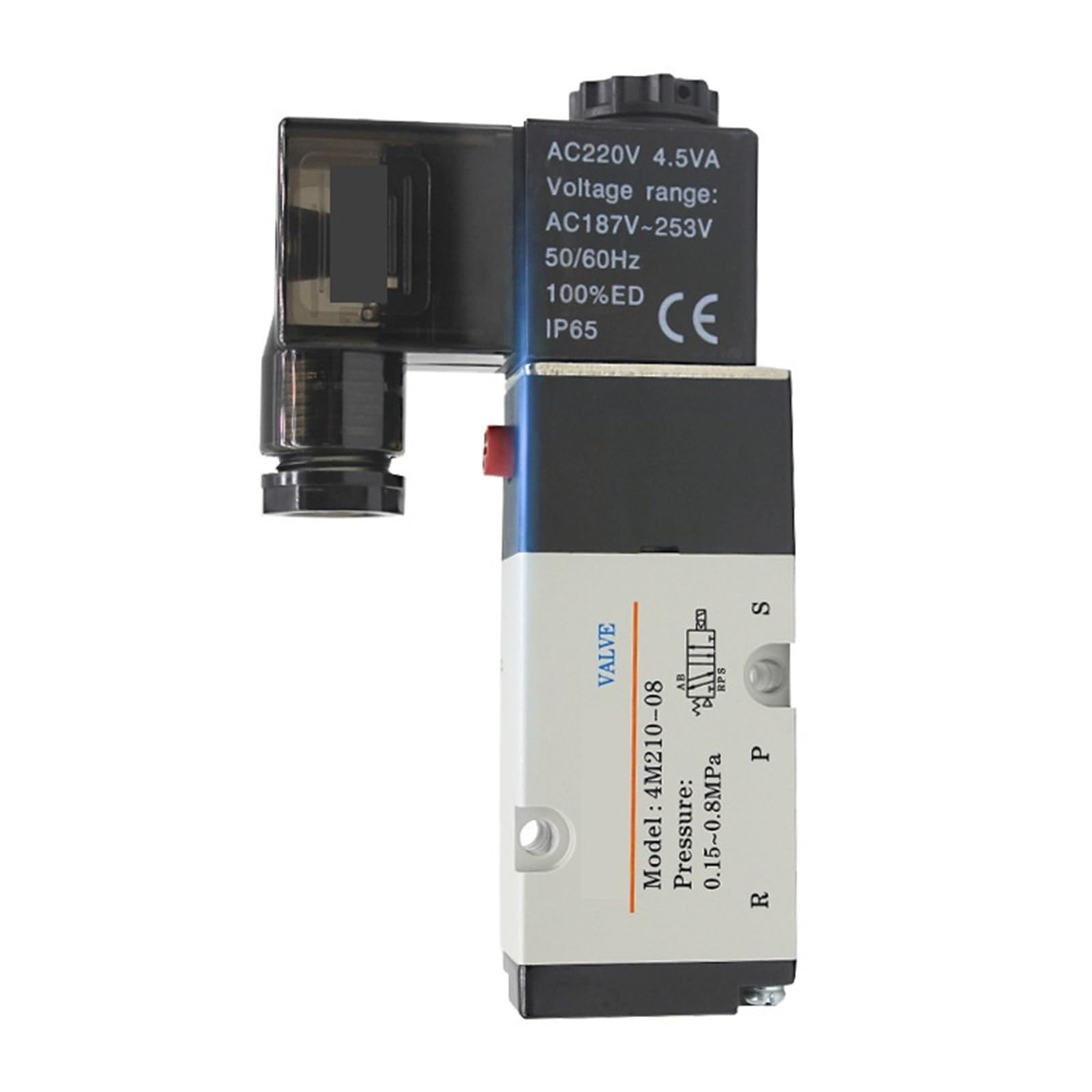 Vanne de commande pneumatique 4M320-08DC24V pour vérin d'usine