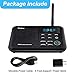 Wuloo Intercoms Wireless for Home 1 Mile Range 22 Channel 100 Digital Code Display Screen, Wireless Intercom System for Home House Business Office, Room to Room Intercom Communication(3Stations Black)