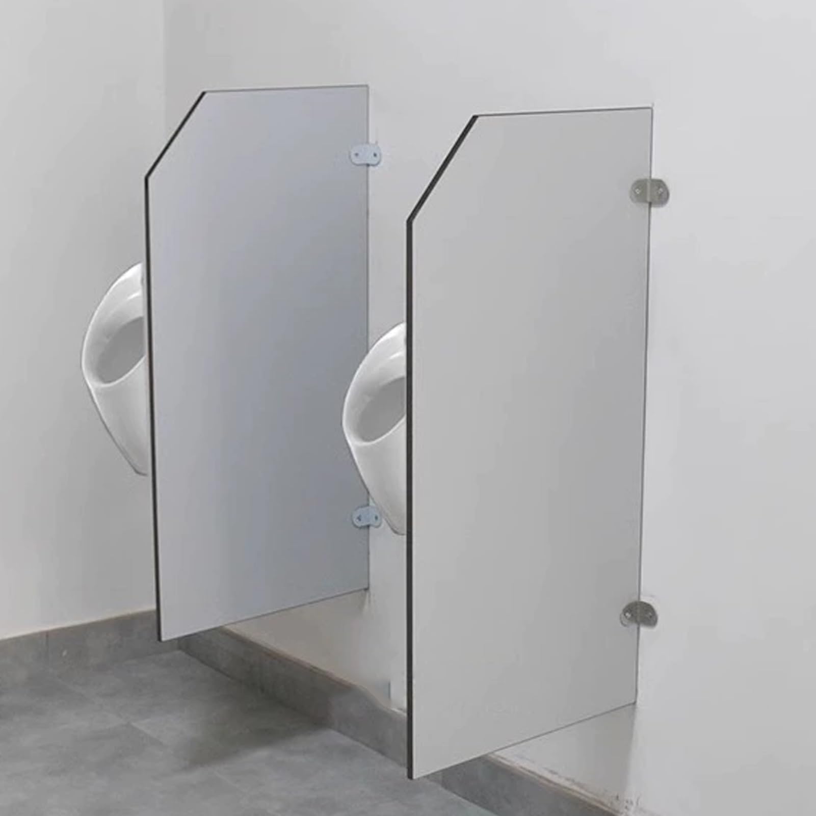 Cloison murale pour urinoir et toilettes publiques en lot de 3 panneaux