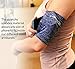E Tronic Edge Phone Holder for Running, Cell Phone Arm Bands with Reflective Logo, Phone Strap Armband Fits iPhone and Android, Use for Running, Walking, Hiking and Biking, Blue, Large