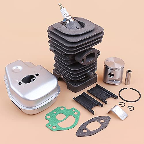 39mm Zylinder Kolben Schalldämpfer Dichtungssatz Fit für HUSQVARNA 235 236 236E 240 240E Kettensäge Motor Motorteile… – Bild 5