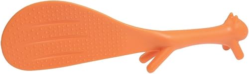 Amico naranja de plástico Forma de Ardilla antiadherente Rice cuchara Scoop, Clase A, Anaranjado
