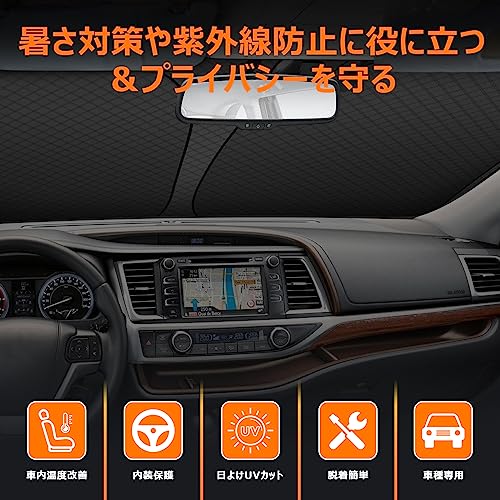 BLUESEATEC トヨタ ハリアー 80系 サンシェード