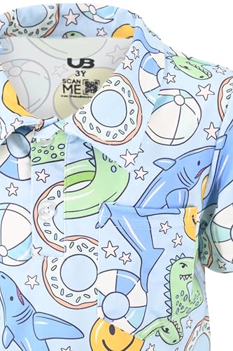 Image of Unique Baby Short Sleeve Collared Boys Polo Shirt, Toddler Kids Polo Shirts