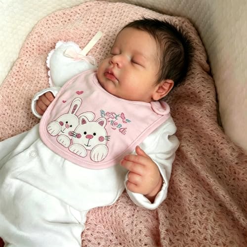 Anano Muñeca Reborn Gemelos 48 cm Realista Cuerpo Completo miniatura 4