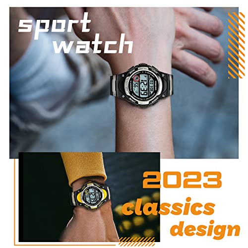 Buy PINDOWS Men's Digital Sports Watch, AnalogDigital LED Screen