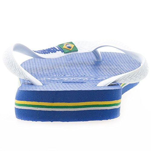 Chinelo Brasil Logo, Havaianas, Adulto Unissex, Azul Naval, 39/40
