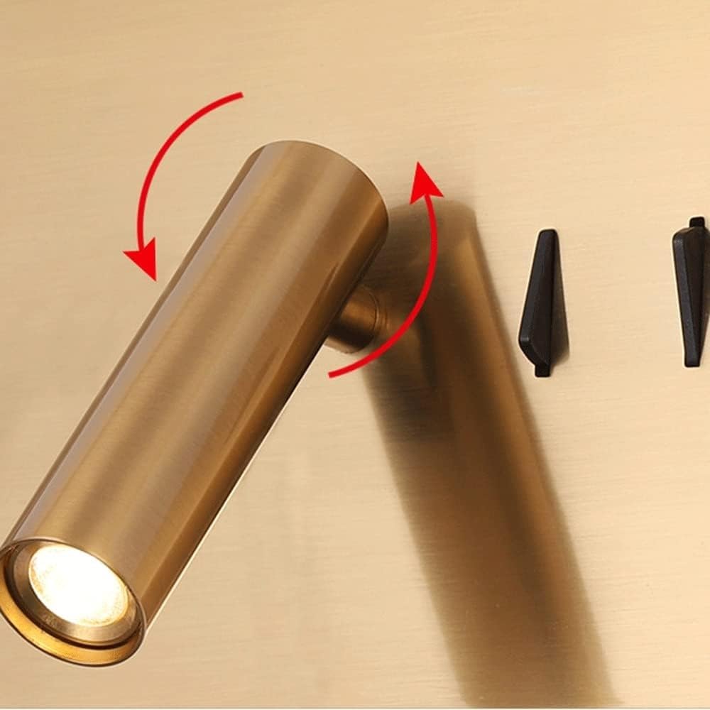 Kinkiety wewnętrzne reflektor LED 3 W oświetlenie nastrojowe 6W nowoczesne prostokątne metalowe lampy ścienne do sypialni hotelu wynajem na wakacje lampa do czytania