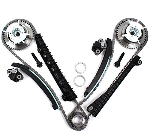 New TK3060-VVT Timing Chain Kit, Camshaft Phasers w/Mounting Bolts (LH+RH) for 04-08 Ford 5.4L (3-Valve) Engine Expedition F-150 F-250 Super F-350 Super / Lincoln