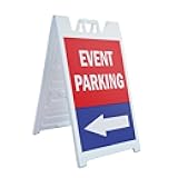 A-Frame Sidewalk Event Parking with Arrow 24