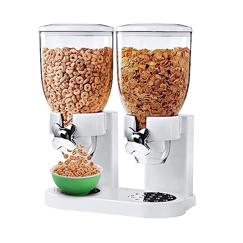 Catálogo para Comprar On-line Recipientes para cereales los 10 mejores. 43 Dispensadores de Cereales con Capacidad de 2L Cada Uno, Dispensadores de Alimentos Secos de Sellado Hermético, Despachador Cómodo y Práctico