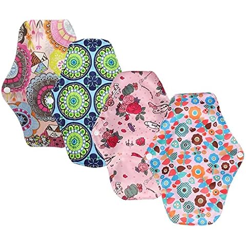 Jadeseal Almohadilla Menstrual Reutilizable de Bambú Cover