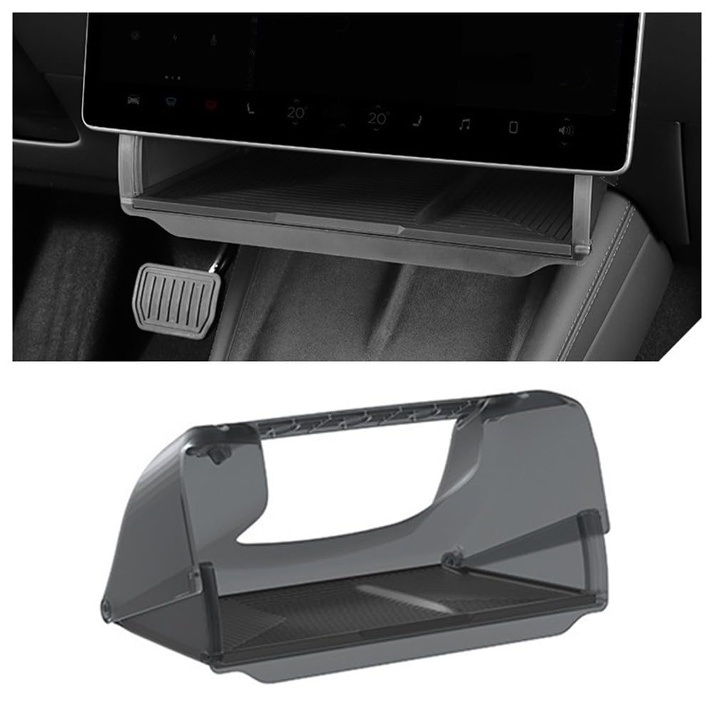 Boîte de rangement sous écran Tesla Model Y 2024 console compartiment ABS - 8