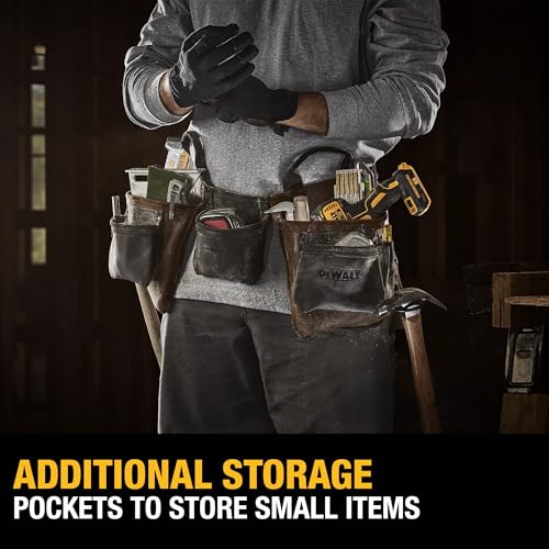 DEWALT Leather Tool Belt 11-Pocket