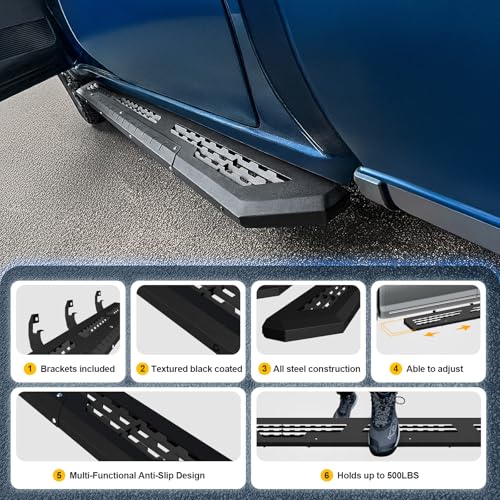 Image of ONINE 7 inch Running Boards for Chevy Silverado GMC Sierra Double Cab
