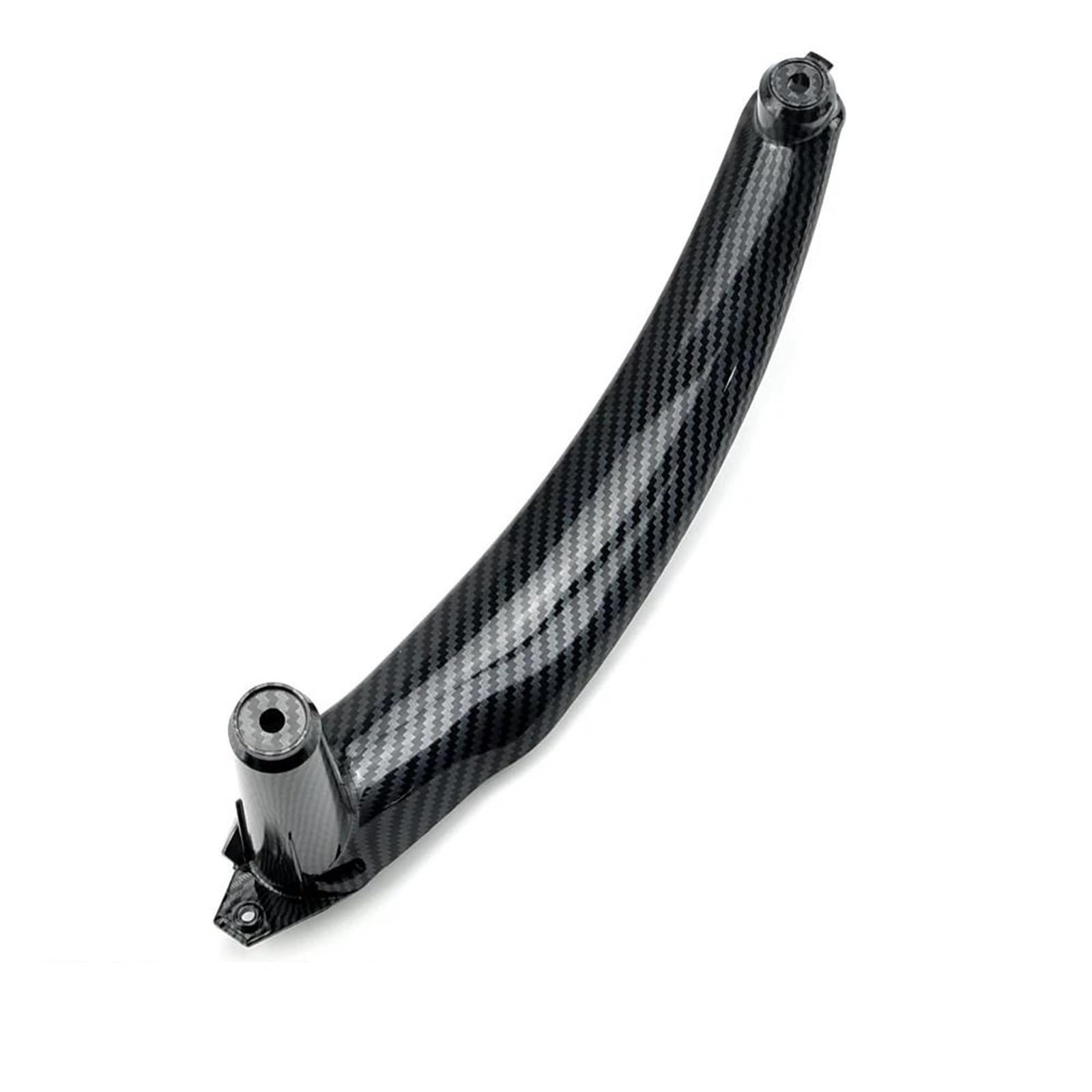 JTWMTY LHD RHD Car Interior Door Inside ABS Pull Handle Cover Trim for BMW X5 X6 E70 E71 E72 2007-2014(CarbonF-Right-Rear)