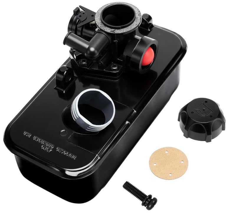 Cnornus Métal carburateur pour Briggs & Stratton réservoir 498809 498809A 494406 Pièces de rechange pour tondeuse à gazon Tondeuse a Essence Carb...