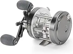 Carretilha de Pesca, Carreto de Pesca de Alto Perfil, Rácio RPM de 5,2:1, Adequado Para Áreas De Água Doce Ou Água Salgada Costeira