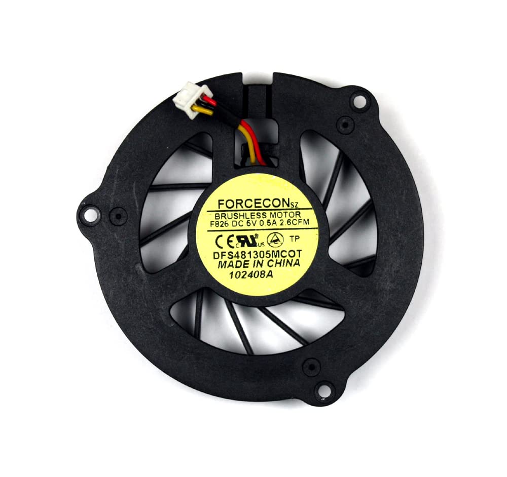 Power4Laptops Grafico discreta Modello Ventola Sostituzione per Portatili para Los procesadores de Intel Compatibile con Compaq Presario CQ50-105EF
