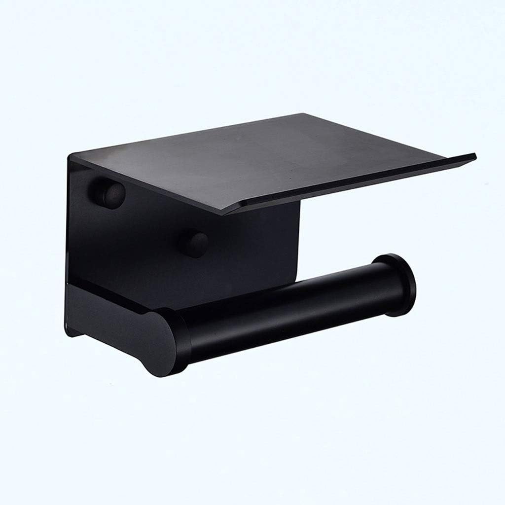 Stainless Steel Bathroom Toilet Toilet Paper Towel Holder Toilet Paper Holder Roll Paper Holder Black