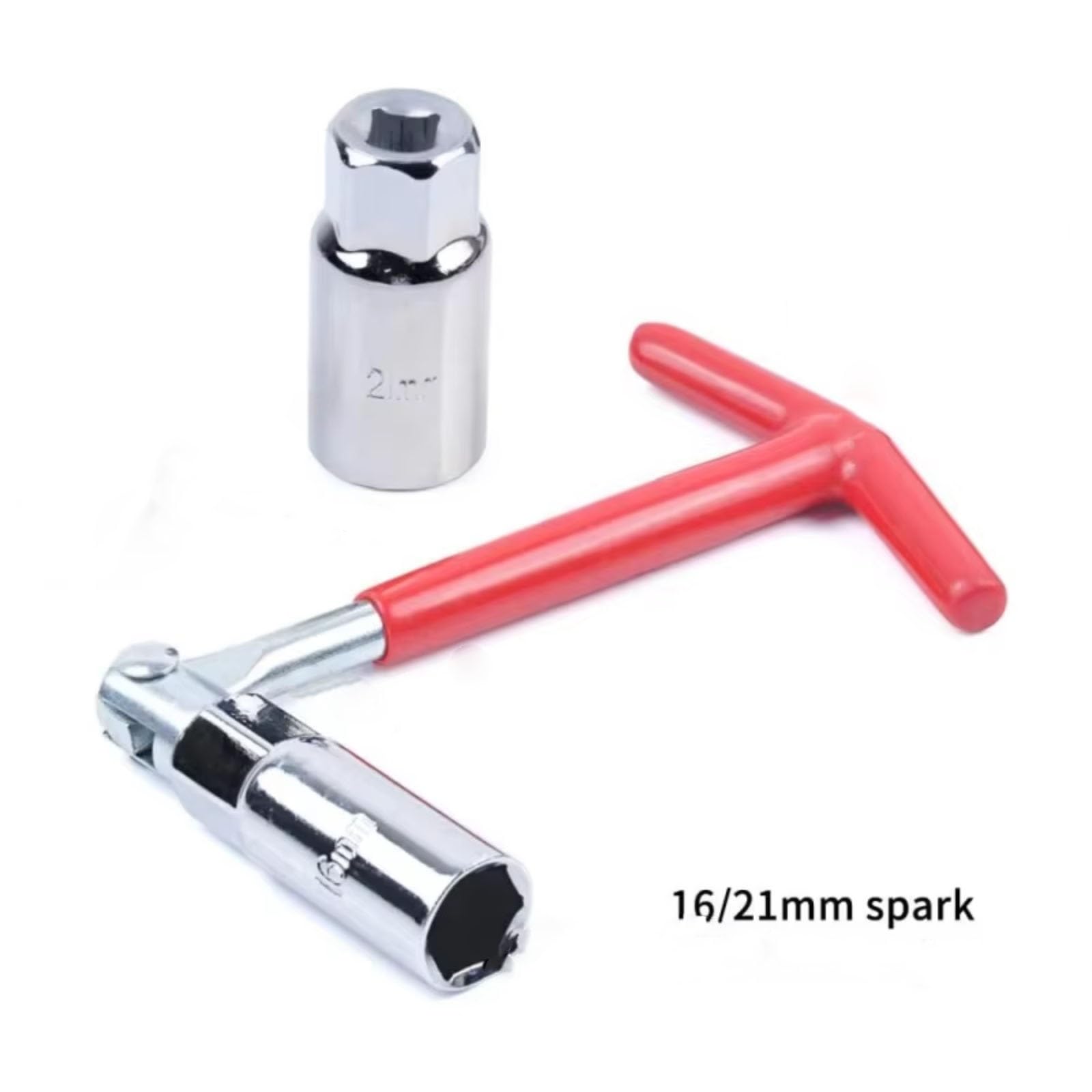 Klucz do świecy zapłonowej, 1 sztuka, zestaw narzędzi do naprawy samochodu 3 w 1, klucz nasadowy do świec zapłonowych, klucz z uchwytem T 18 mm/21 mm