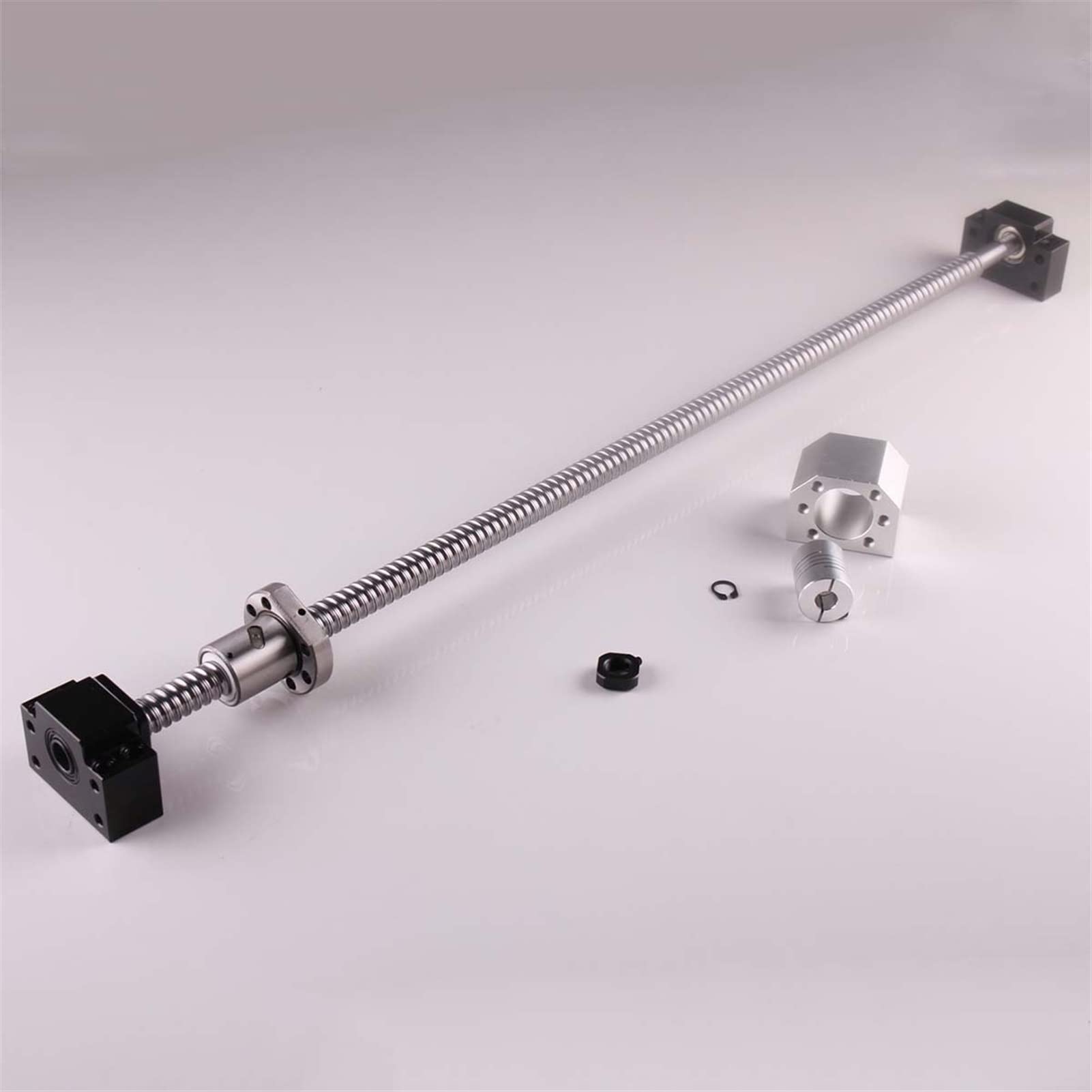Vis à Billes Jeu de vis à Billes, vis à Billes SFU1605 + Jeu BK/BF12 + vis à Billes Anti-Jeu avec écrou à Billes + Coque d'écrou for Machines-Outils CNC(400MM)