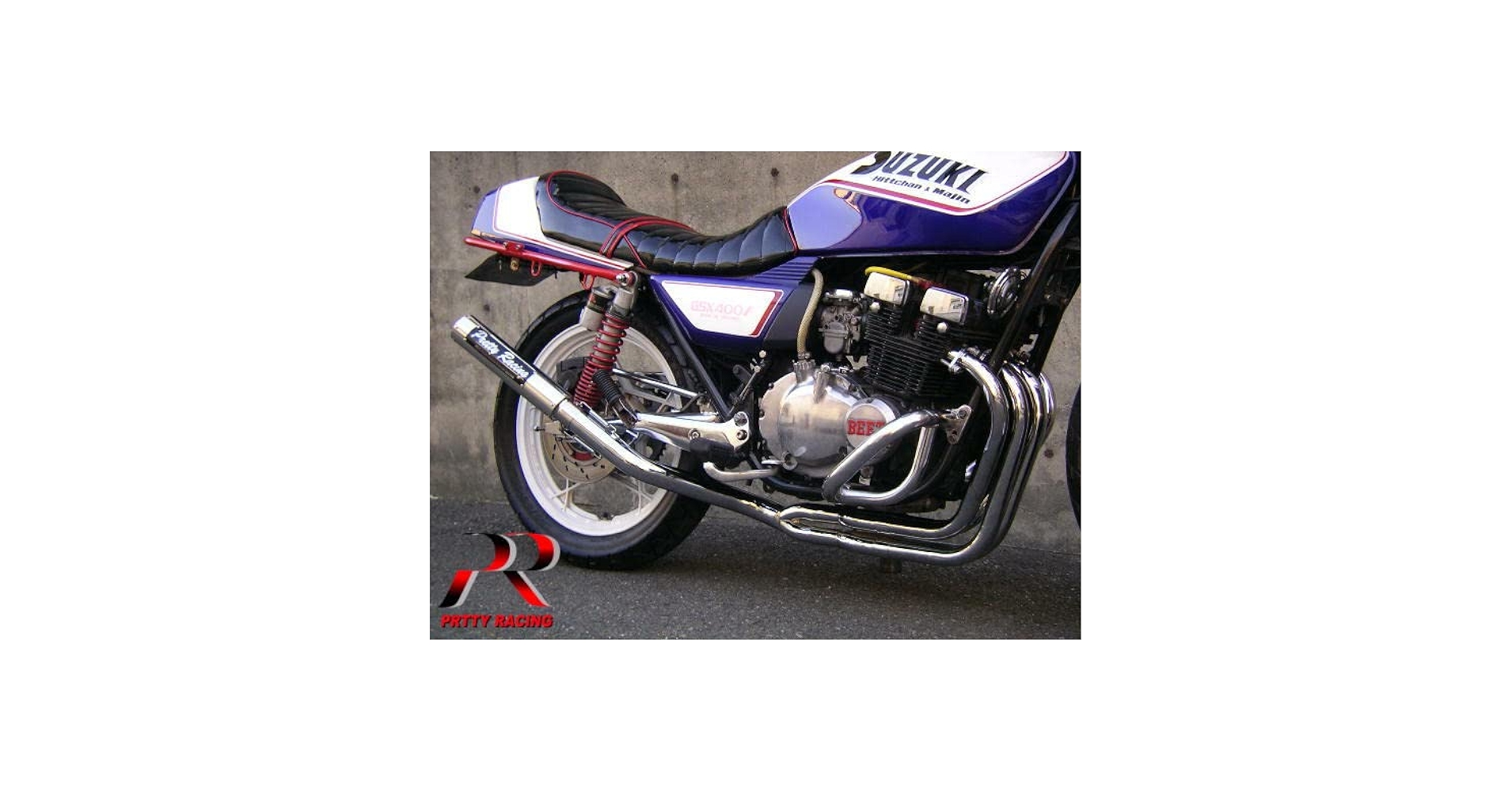 Amazon | PRETTY RACING製 GSX400F 分割式 50.8π (流タイプ2