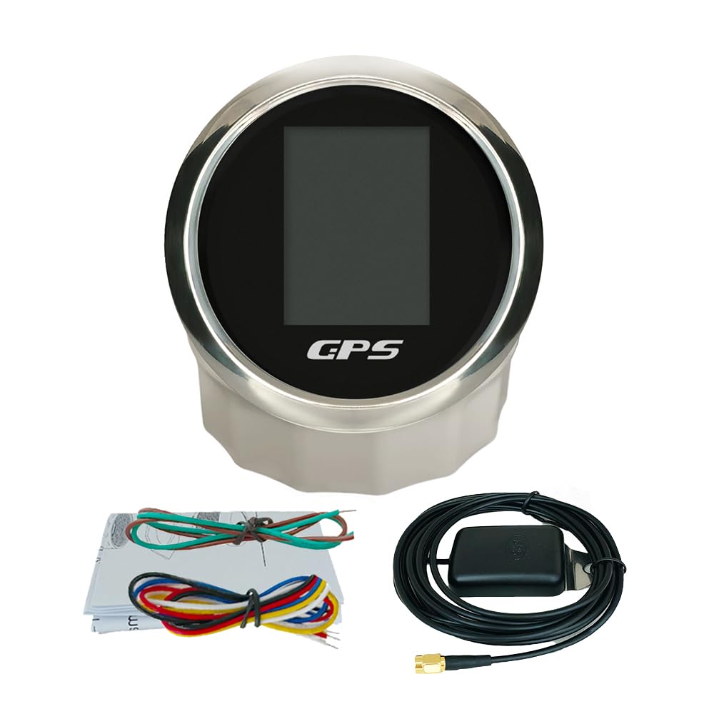 ELING 6-in-1 Multifunctionele weergave GPS snelheidsmeter Tacho uur