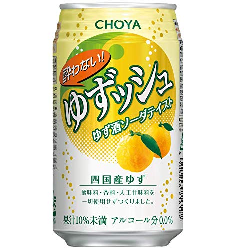 チョーヤ 酔わないゆずッシュ [ ノンアルコール 350mlx24本 ]